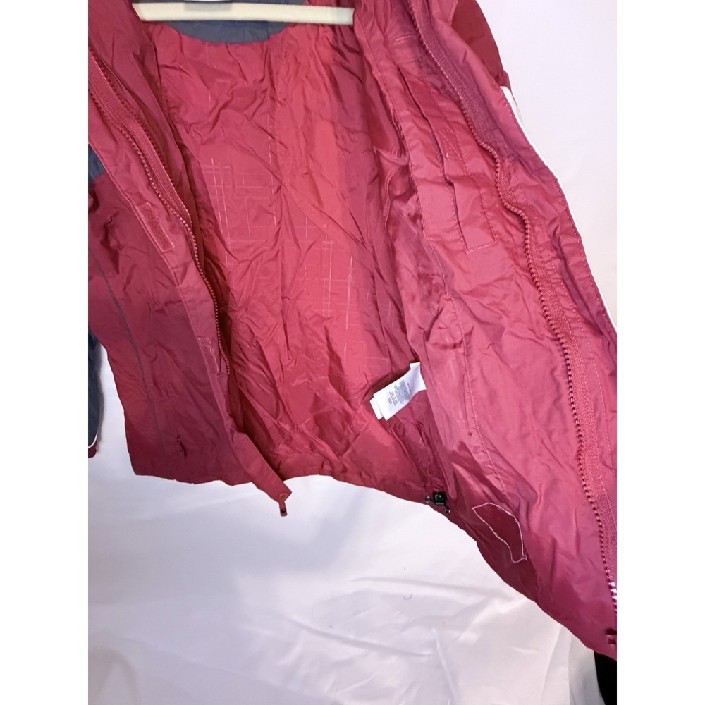 Columbia Womens Red/White/Gray Winter Jacket, Size: Small **Vest Not Included** - Picture 4 of 7